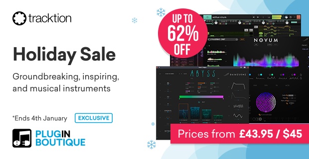 Tracktion Holiday Sale (Exclusive)