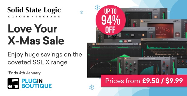 Solid State Logic SSL 'Love Your X-Mas' Sale