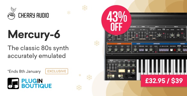 Cherry Audio 12 Days of Christmas Sale (Exclusive)