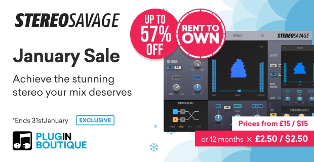 Plugin Boutique StereoSavage 2 January Rent To Own Sale (Exclusive)