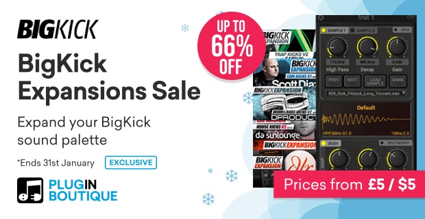 Plugin Boutique BigKick Expansions Sale (Exclusive)