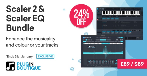 Plugin Boutique Scaler 2 & Scaler EQ Bundle Sale (Exclusive)