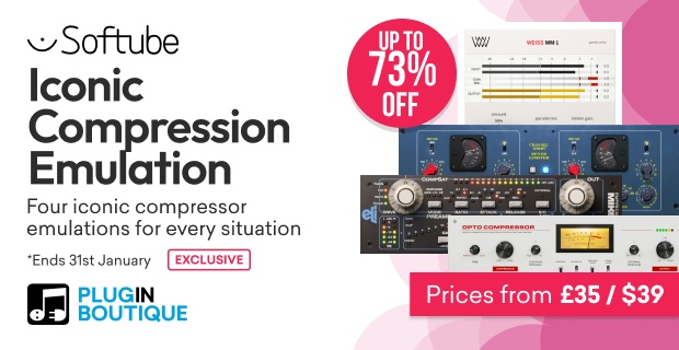 Softube Iconic Compression Emulations Sale (Exclusive)