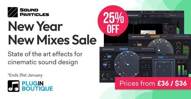 Sound Particles New Year New Mixes Sale