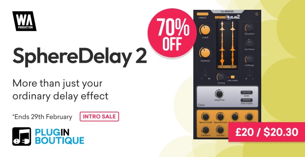 W.A. Production SphereDelay 2 Intro Sale