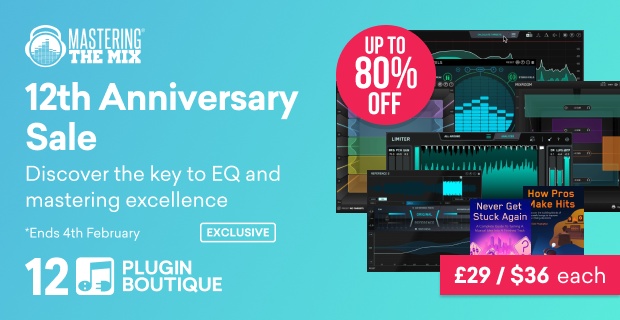 Mastering The Mix EQ Excellence & Mastering Essentials Bundle Plugin Boutique 12th Anniversary Sale (Exclusive)
