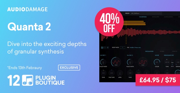 Audio Damage Quanta 2 PIB 12th Anniversary Sale (Exclusive)