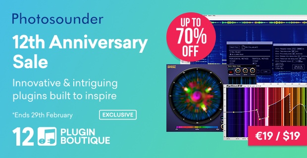 Photosounder Plugin Boutique 12th Anniversary Sale (Exclusive)