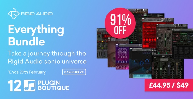 Rigid Audio Everything Bundle Plugin Boutique 12th Anniversary Sale (Exclusive)