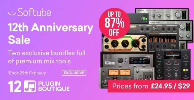 Softube Plugin Boutique 12th Anniversary Sale (Exclusive)