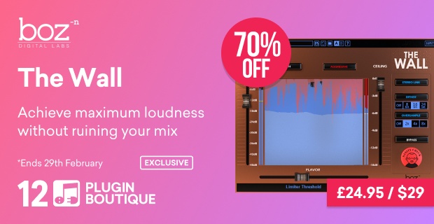 Boz Digital Labs The Wall Plugin Boutique 12th Anniversary Sale (Exclusive)