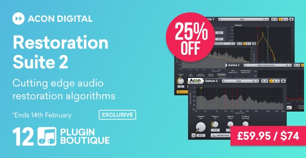 Acon Digital Restoration Suite 2 Plugin Boutique 12th Anniversary Sale (Exclusive)