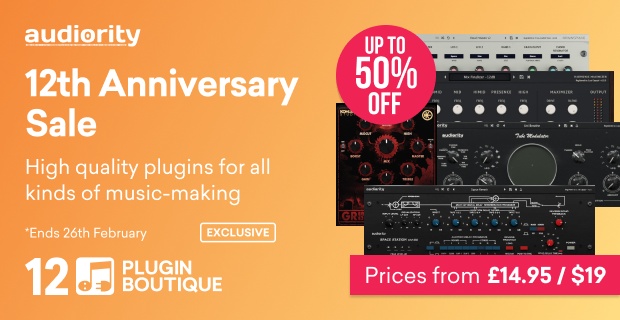 Audiority Plugin Boutique 12th Anniversary Sale (Exclusive)