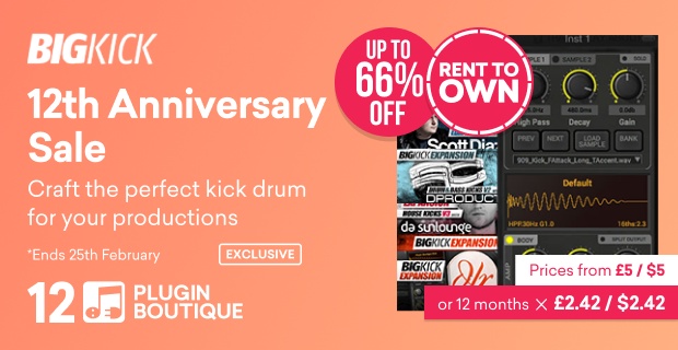 Plugin Boutique BigKick 12th Anniversary Sale (Exclusive)