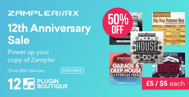 Zampler Expansions Plugin Boutique 12th Anniversary Sale (Exclusive)