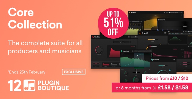 Plugin Boutique Core Collection Sale Plugin Boutique 12th Anniversary Sale (Exclusive)