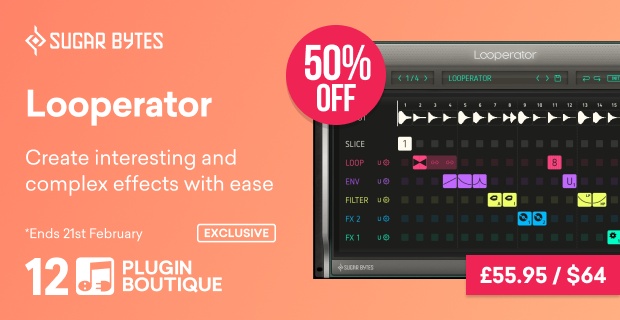 Sugar Bytes Looperator Plugin Boutique 12th Anniversary (Exclusive)