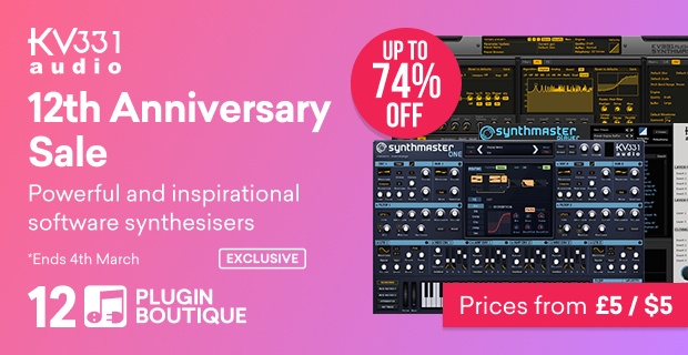 KV331 Audio Plugin Boutique 12th Anniversary Sale (Exclusive)