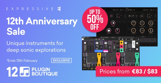 Expressive E Plugin Boutique 12th Anniversary Sale (Exclusive)