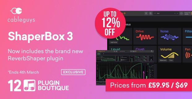 Cableguys Shaperbox 3 Plugin Boutique 12th Anniversary Sale (Exclusive)