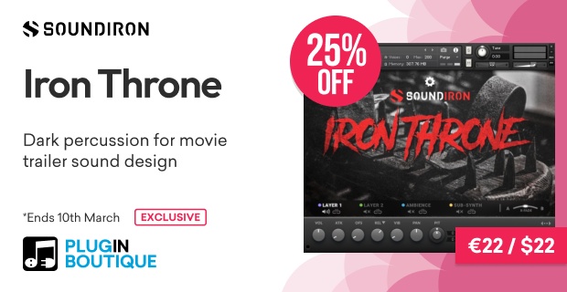 Soundiron Iron Throne Sale (Exclusive)