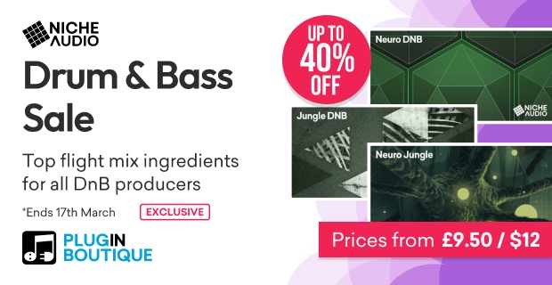 Niche Audio Drum & Bass Sale (Exclusive)