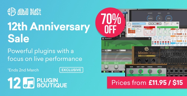 Audio Blast Plugin Boutique 12th Anniversary Sale (Exclusive)