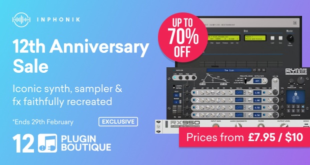 Inphonik Plugin Boutique 12th Anniversary Sale (Exclusive)