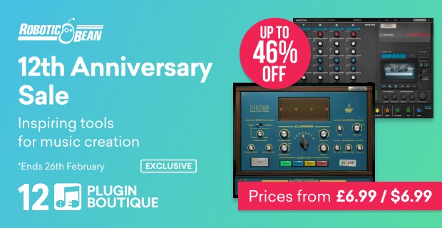 Robotic Bean Plugin Boutique 12th Anniversary Sale (Exclusive)