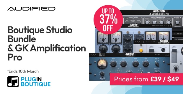 Audified Boutique Studio Bundle & GK Amplification Pro 3 Sale