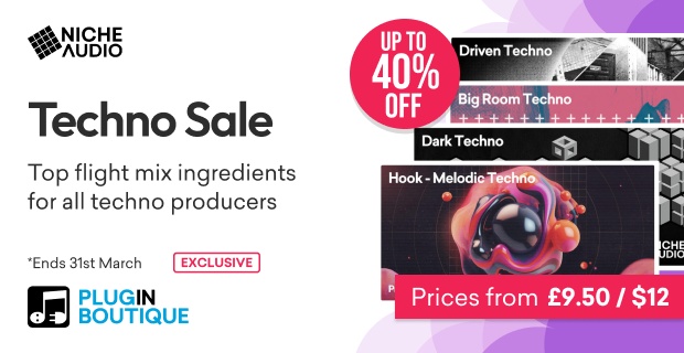 Niche Audio Techno Sale (Exclusive)
