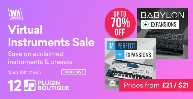 W.A. Production Virtual Instruments Sale (Exclusive)