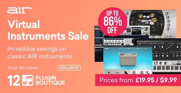 AIR Music Technology Virtual Instruments Sale (Exclusive)