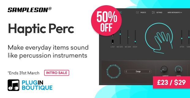 Sampleson Haptic Perc Intro Sale (Exclusive)