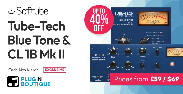 Softube Tube-Tech Blue Tone & CL 1B MKII Sale (Exclusive)