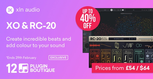 XLN Audio RC-20 & XO Plugin Boutique 12th Anniversary Sale (Exclusive) 