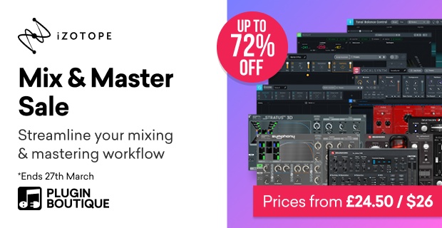 iZotope Mix & Master Sale 