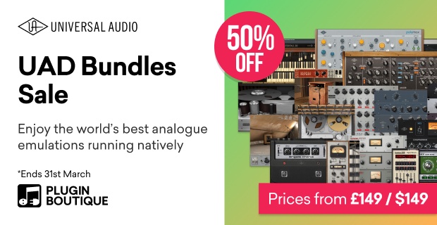 Universal Audio UAD Bundles Sale