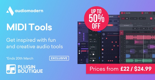 Audiomodern MIDI Tools Sale (Exclusive) 