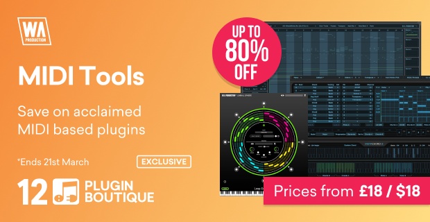 W.A. Production MIDI Tools Sale (Exclusive)