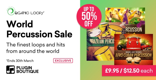Organic Loops World Percussion Sale (Exclusive)