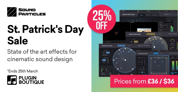 Sound Particles St. Patrick's Day Sale