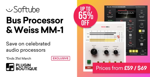 Softube Bus Processor & Weiss MM-1 Sale (Exclusive)