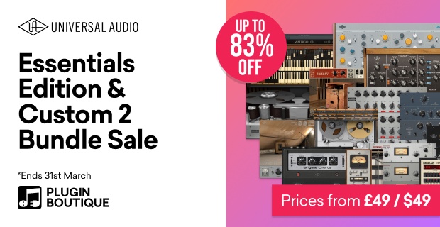 Universal Audio UAD Essentials Edition & Custom 2 Bundle Sale
