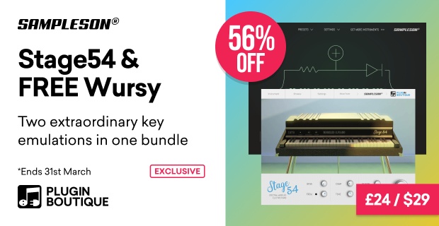 Sampleson Stage54 + Wursy FREE Sale (Exclusive)