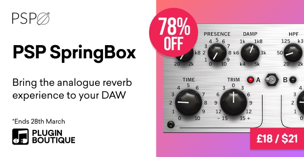 PSP Audioware SpringBox Sale