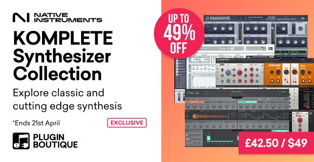 Native Instruments KOMPLETE Synthesizer Collection Sale (Exclusive)
