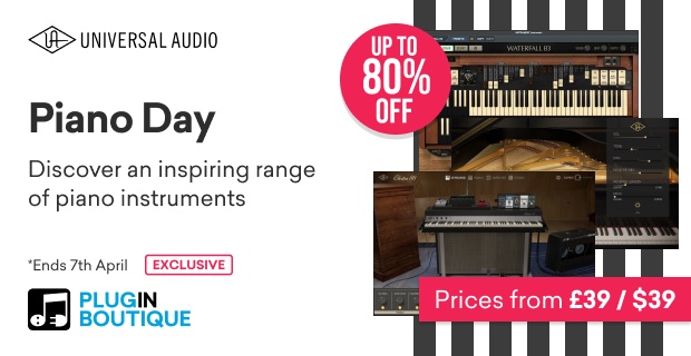 Universal Audio Piano Day Sale (Exclusive)