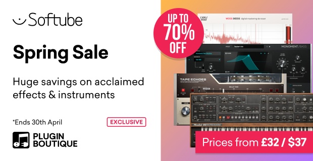 Softube Spring Sale (Exclusive)