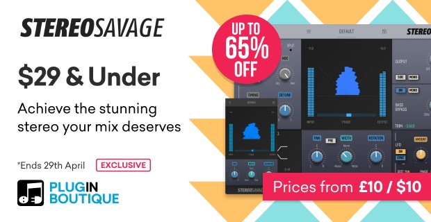 Plugin Boutique StereoSavage 2 $29 and Under Sale (Exclusive)
